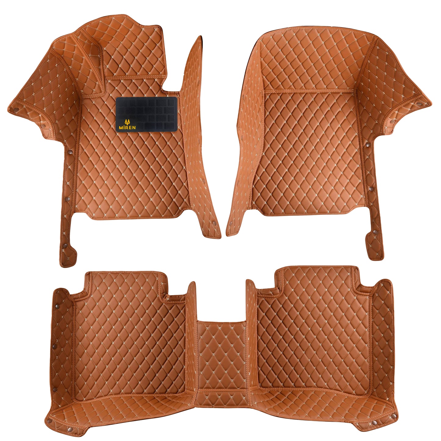 Diamond Stitching Deep Dish Car Mats for Mercedes M Class-Maybach