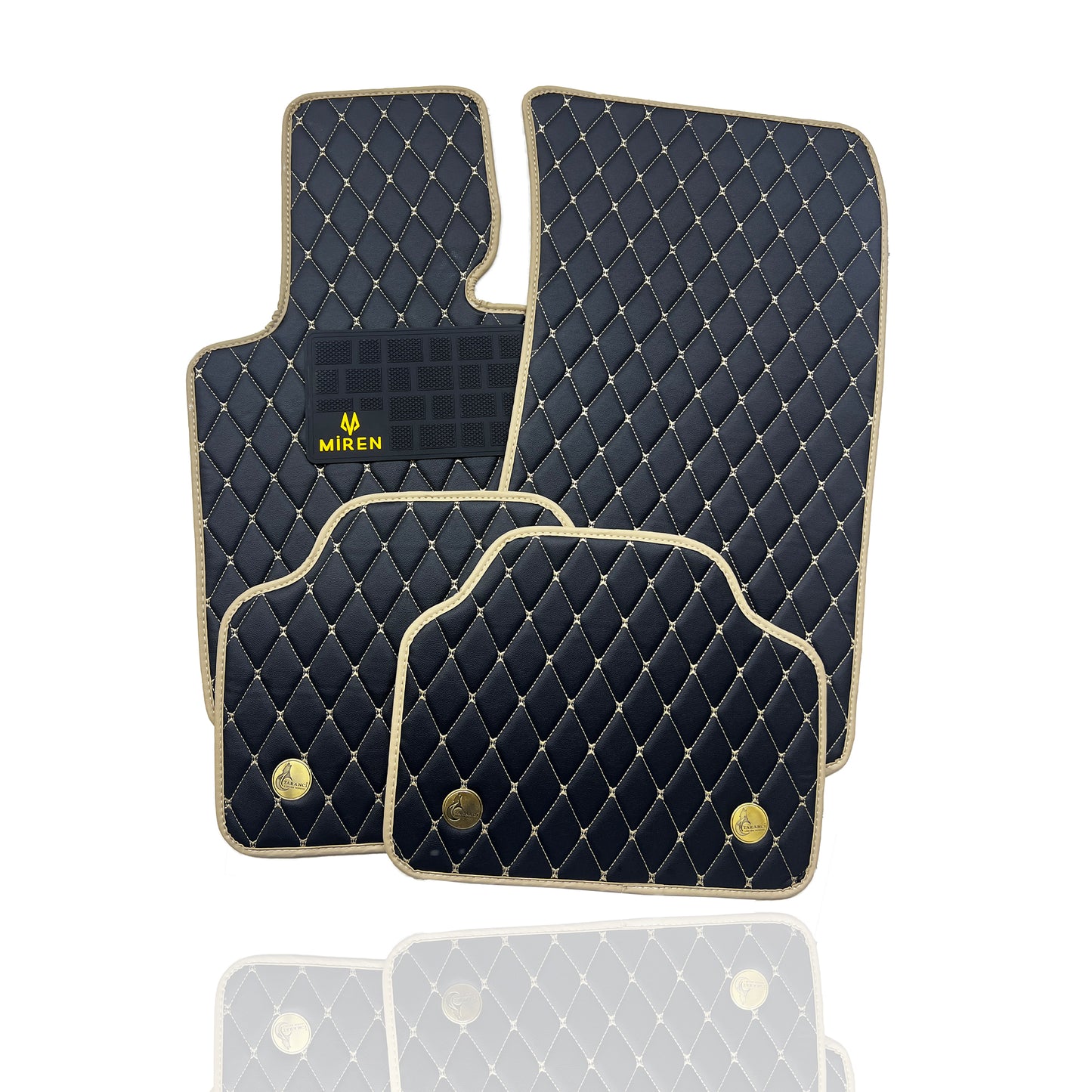 Diamond Stitching Flat Car Mats for Subaru Outback