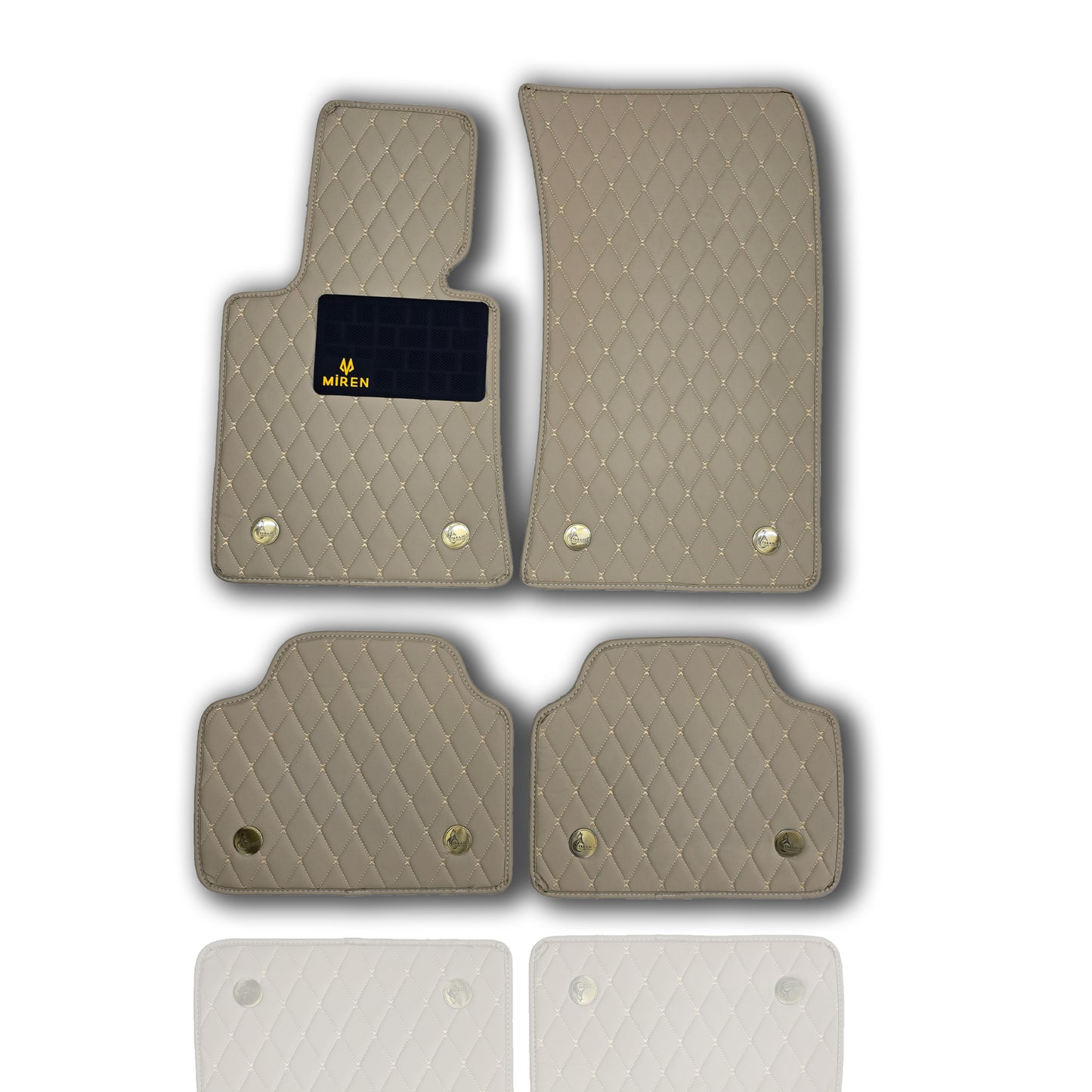 Diamond Stitching Flat Car Mats for Subaru Outback