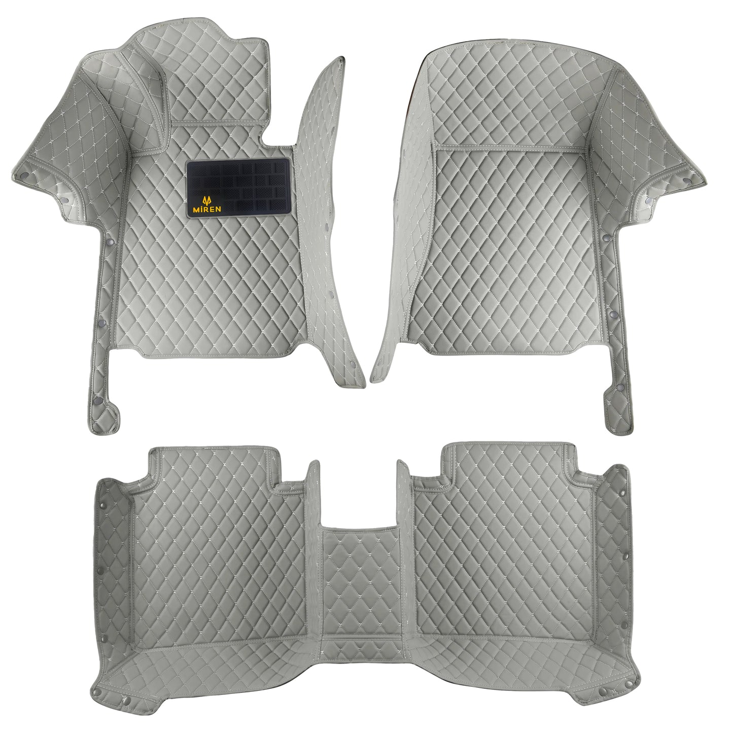 Diamond Stitching Full Coverage Car Mats For Mitsubishi