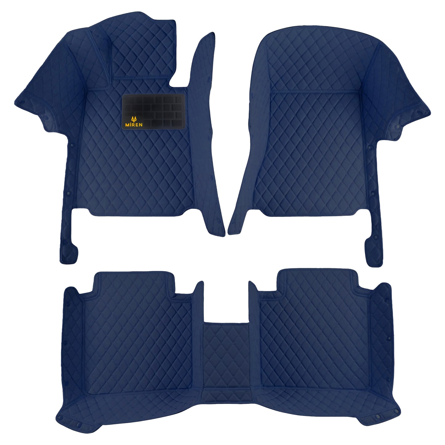 Diamond Stitching Full Coverage Car Mats For Mitsubishi