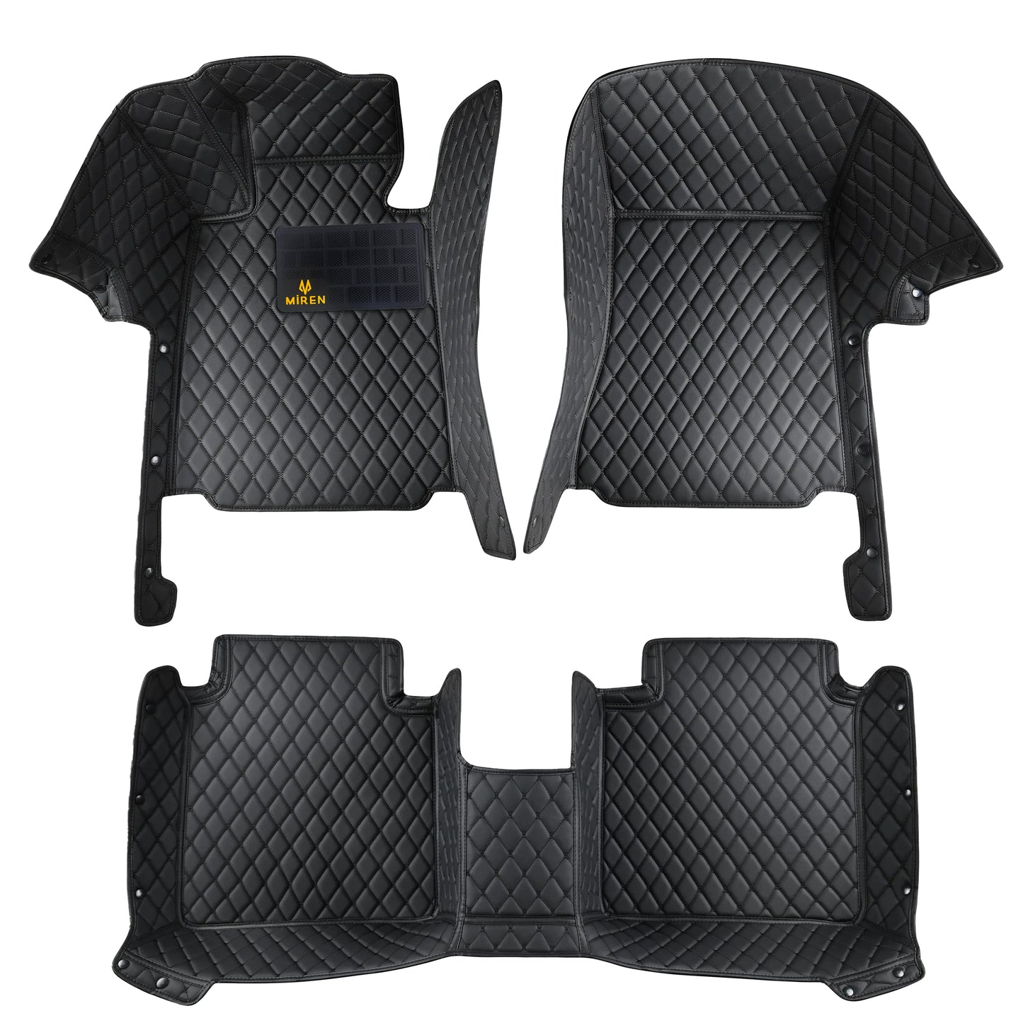 Diamond Stitching Deep Dish Car Mats for Mercedes B Series