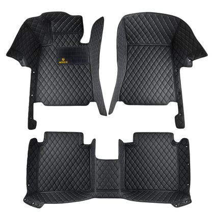 Diamond Stitching Full Coverage Car Mats For Mitsubishi