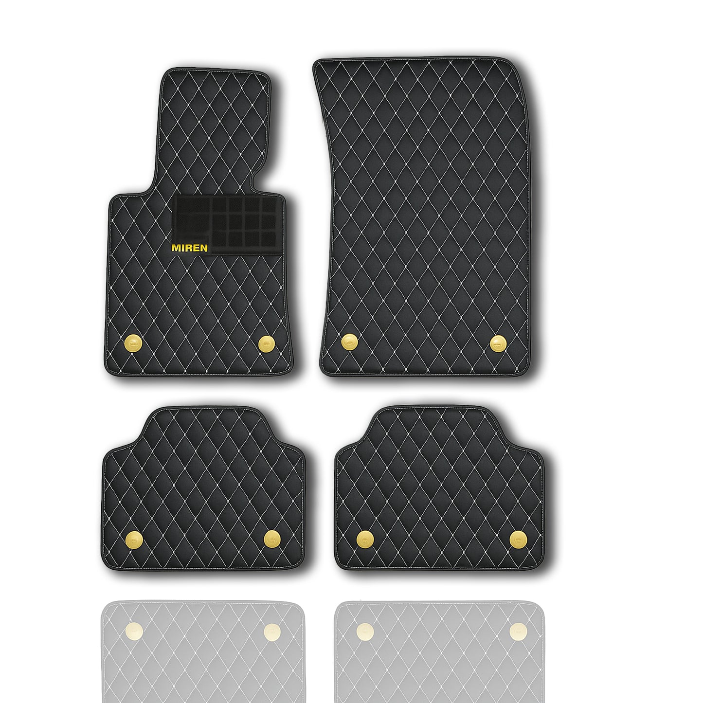 Diamond Stitching Flat Car Mats for Subaru Outback