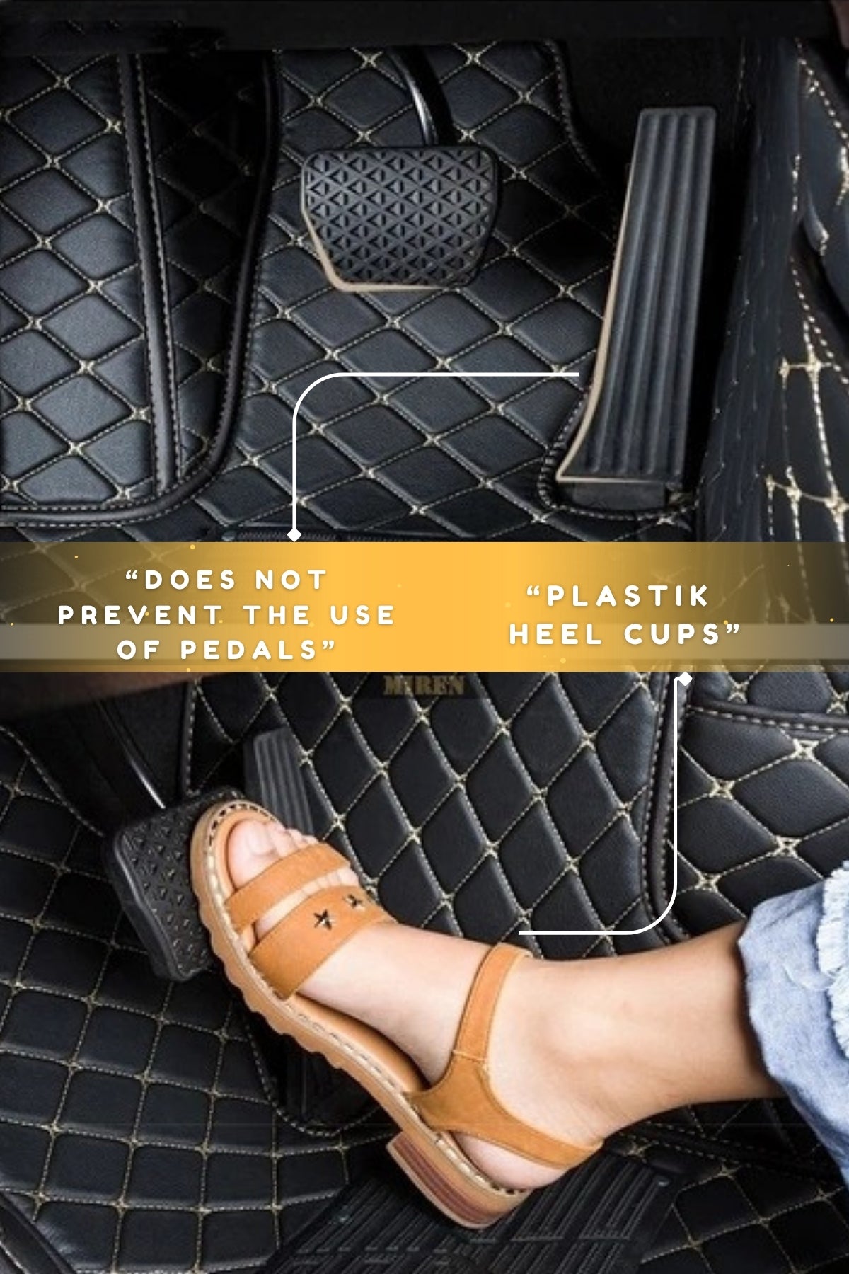 Diamond Stitch Full Coverage Car Mats For Suzuki