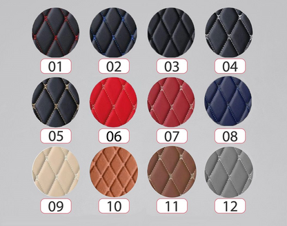 Diamond Stitching Full Coverage Car Mats For Mitsubishi